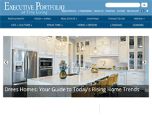 Tablet Screenshot of executiveportfolio.com